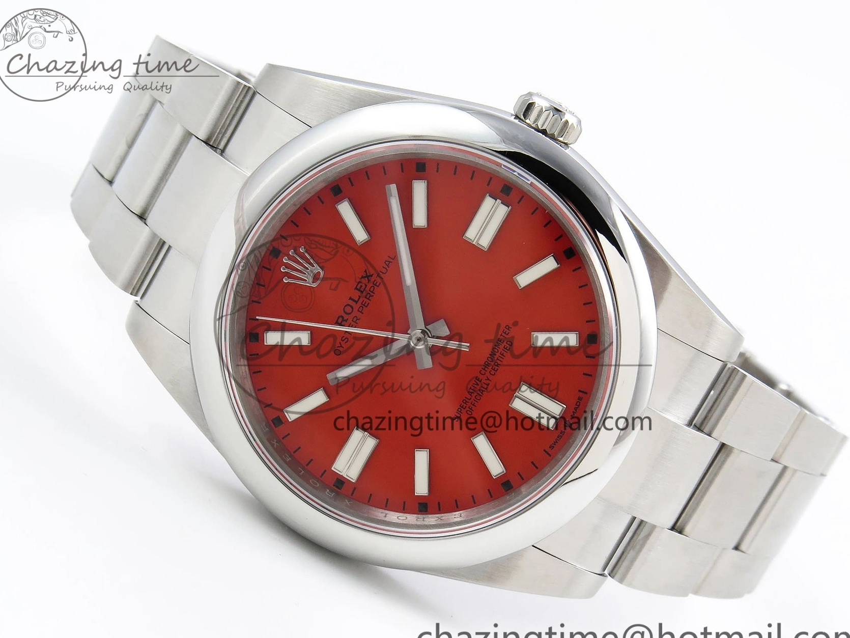 Best Orange 124300 Steel 1:1 904L 41mm A3230 Dial Edition DIWF Oyster Perpetual 0115